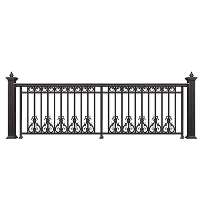 Luxury Aluminum Garden Barrier HANDU Fence, Trellis and Gates for Post Metal Aluminum Alloy 6063 T5 Cast Aluminum Driveway /Walkway 10 Years Warranty